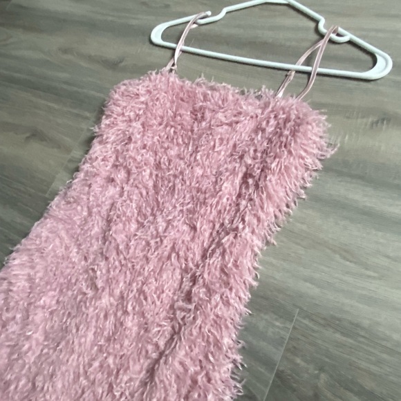 idem ditto Faux Fur Confetti Dress - Picture 1 of 4